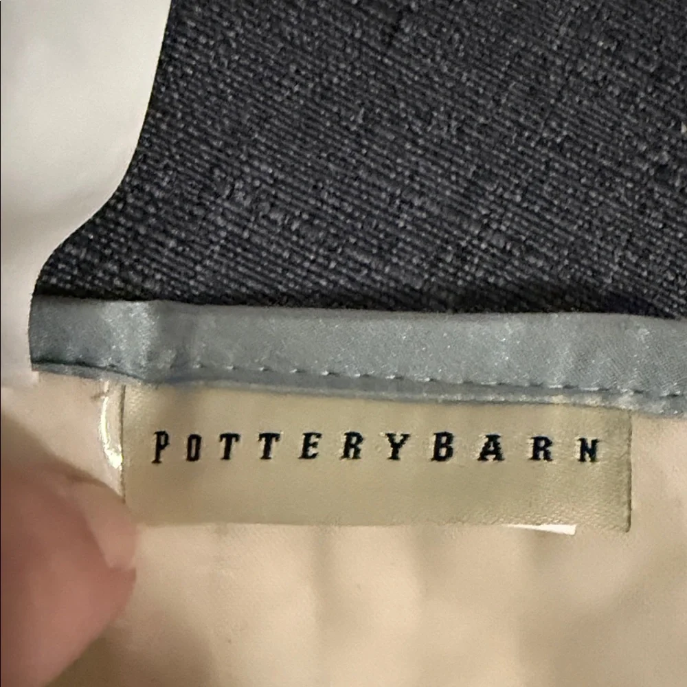 Pottery Barn quilted fold